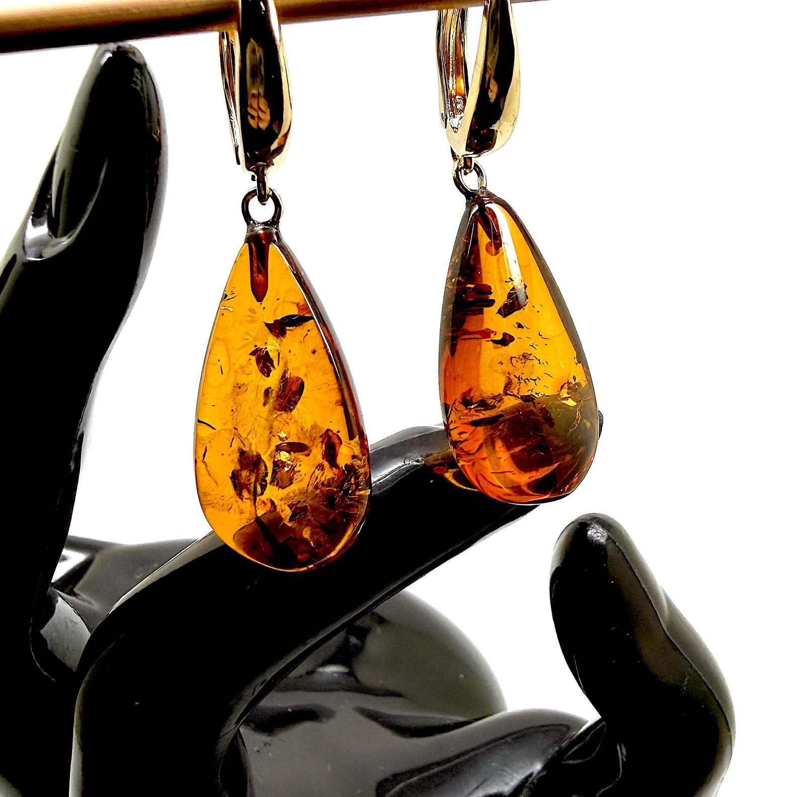Splendid Amber Earrings - 2