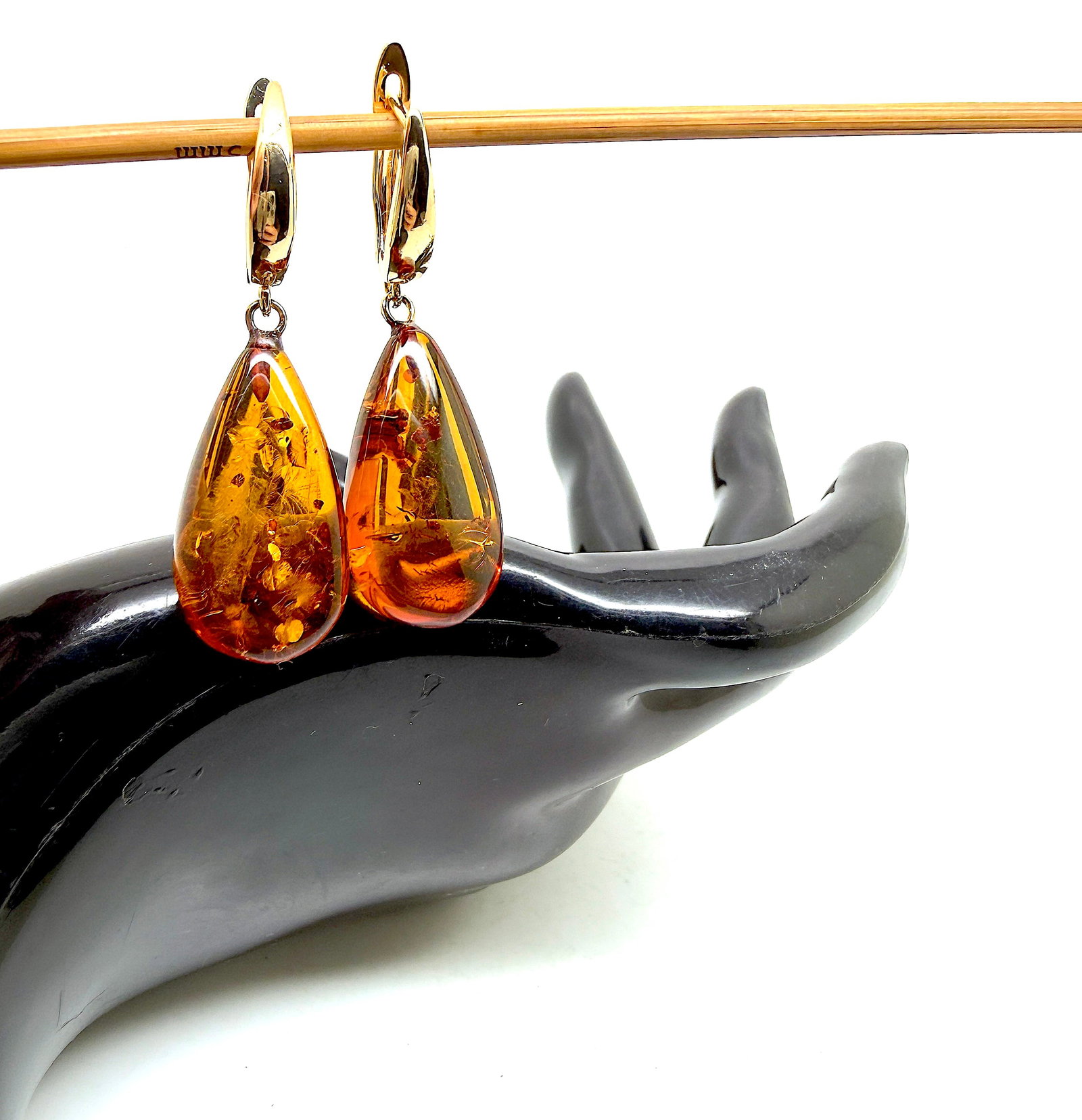 Splendid Amber Earrings - 8