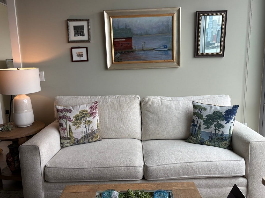 Modern Upholstered Two-Seat Sofa - 7