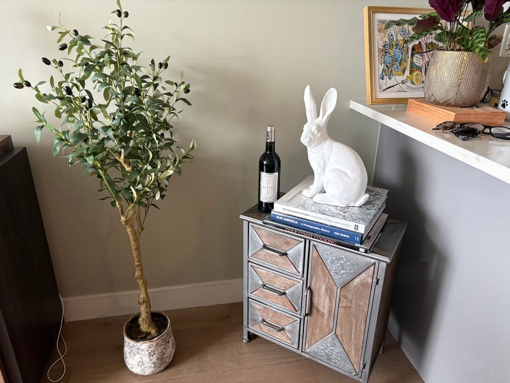 Industrial Style Galvanized Metal and Wood Cabinet - 6