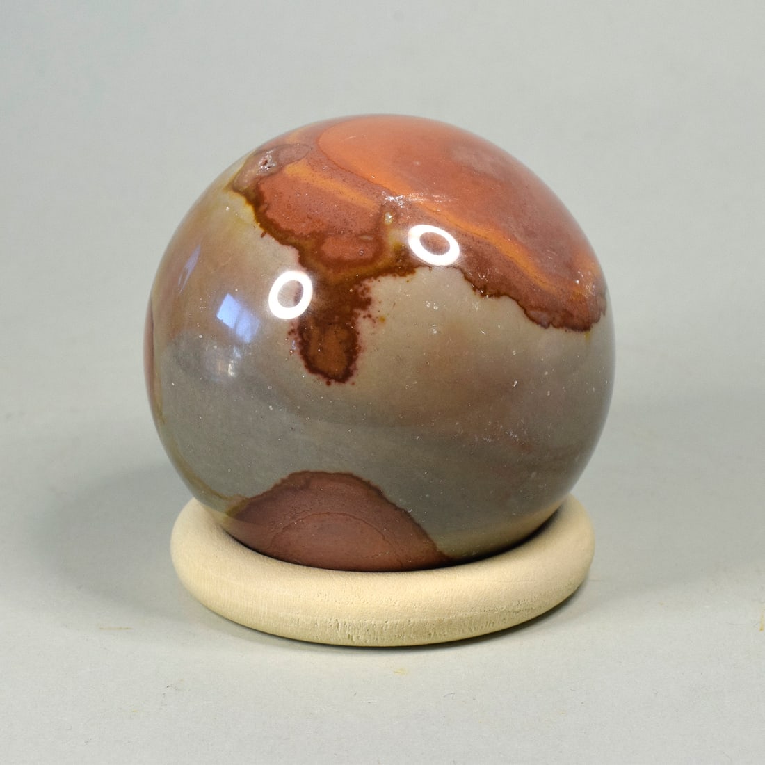 6.1 cm Polished Polychrome Jasper sphere - 3