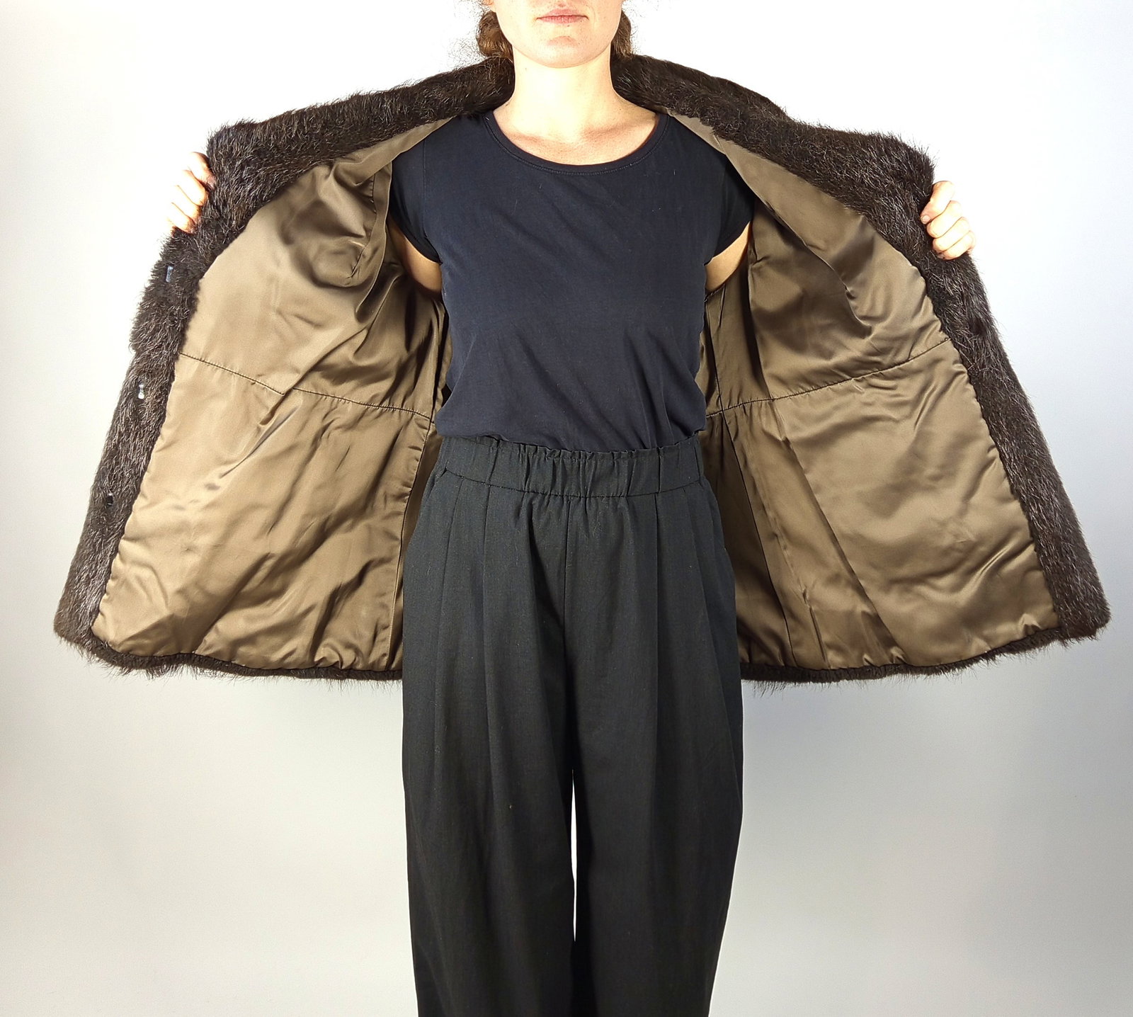 BEAVER FUR JACKET EU: S - US:8 - 9