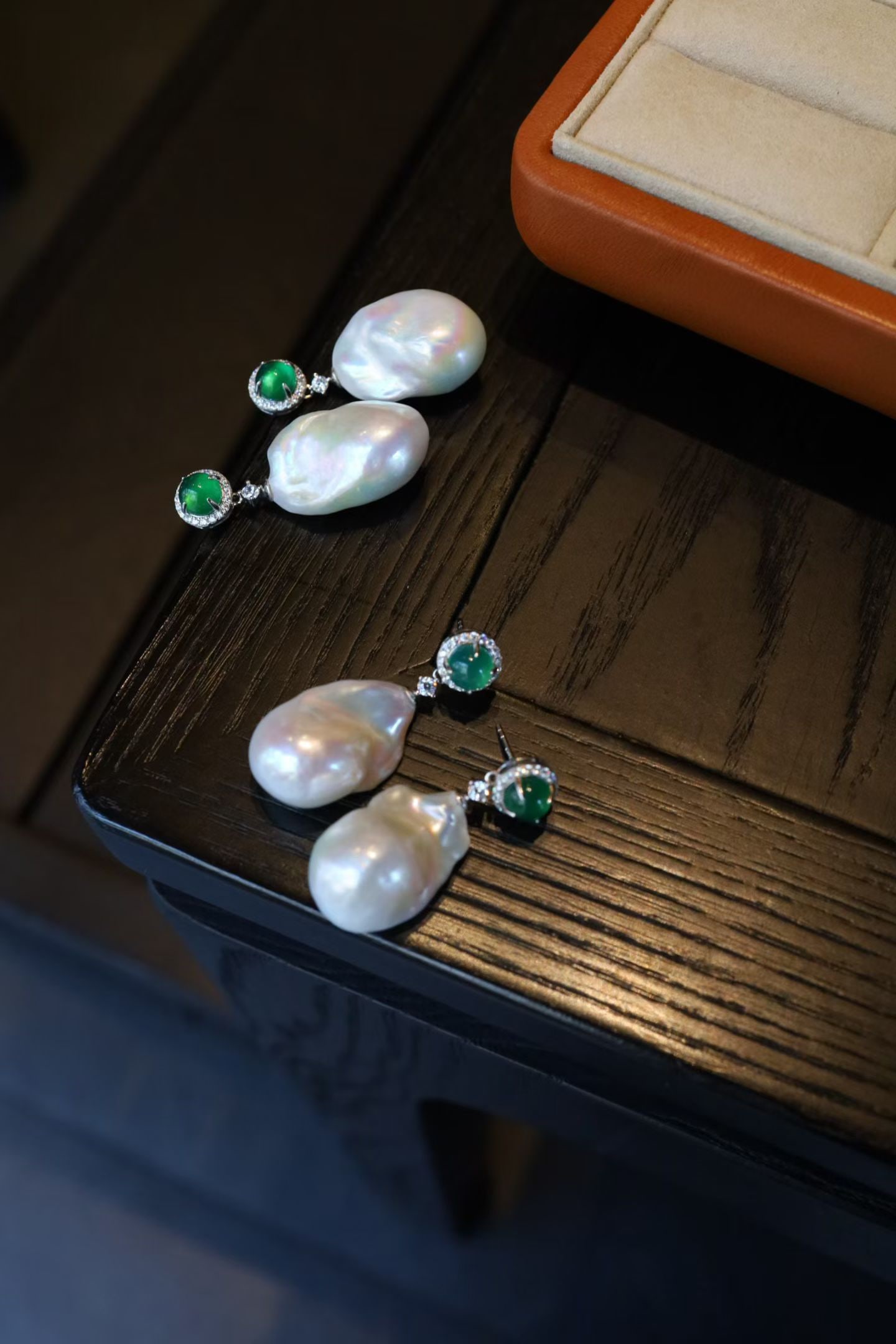 Natural Baroque Pearl Earrings - 2