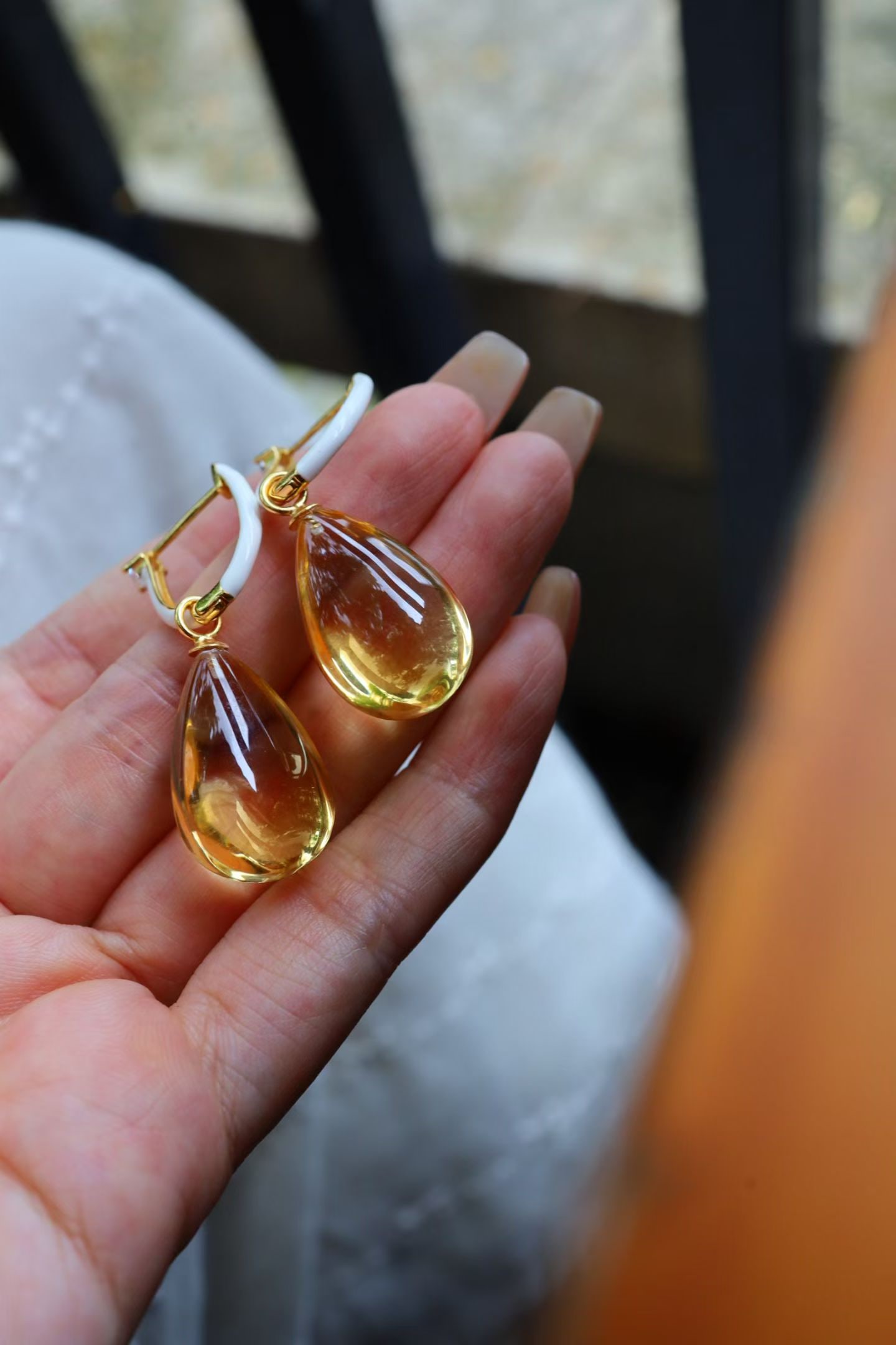 Citrine Earrings - 4