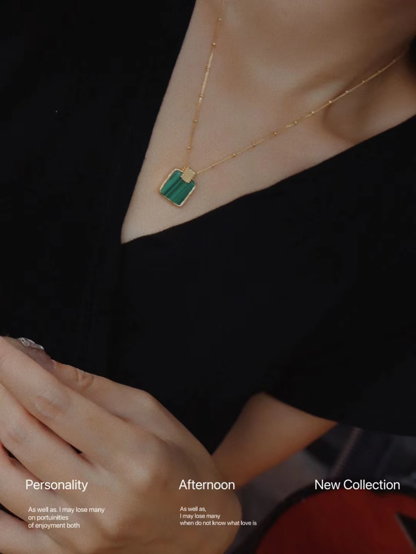 Malachite Necklace - 9