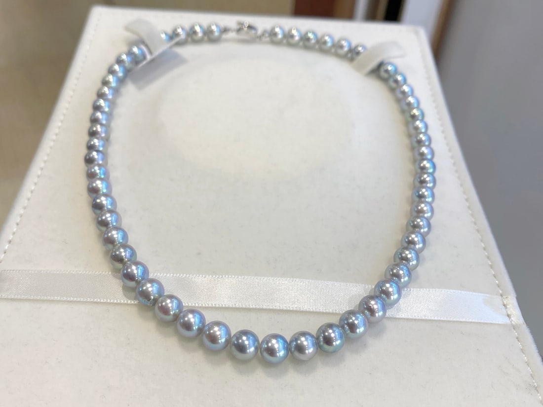 Aurora 7-7.5mm Akoya Pearl Necklace - 3