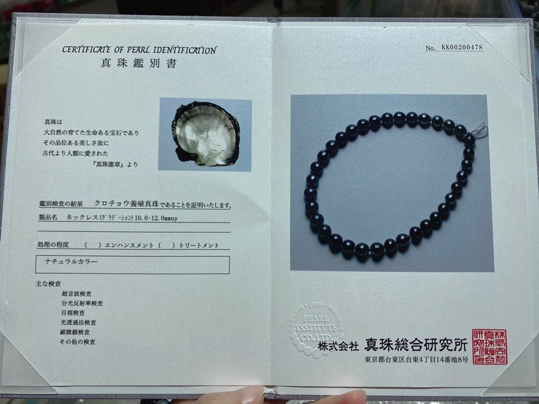 Tahitian Black Pearl Necklace - 2