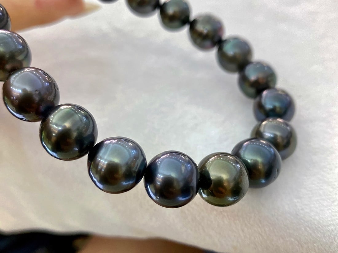 Tahitian Black Pearl Necklace - 4