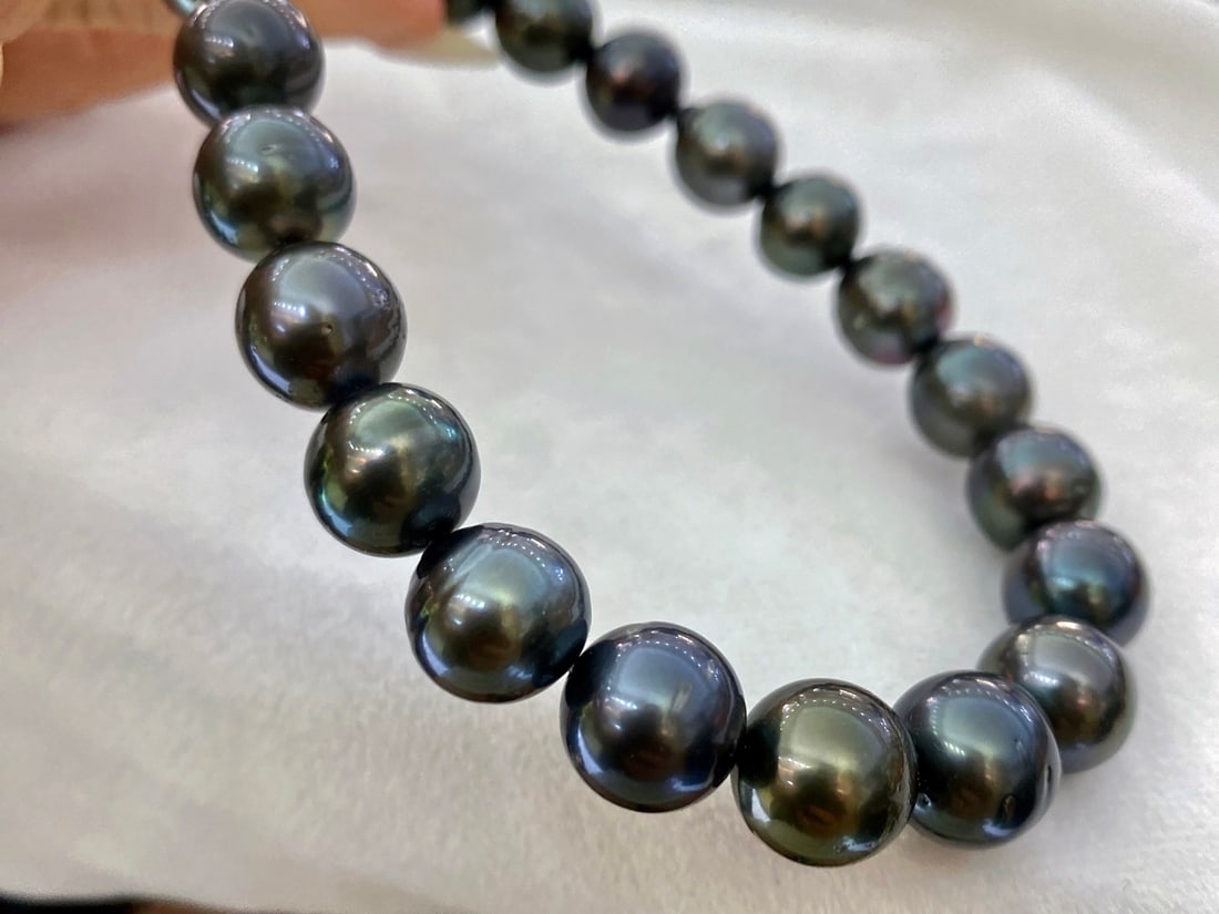 Tahitian Black Pearl Necklace - 5