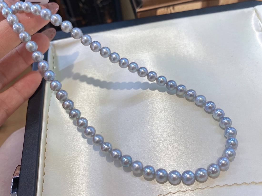 Natural Pearl Necklace - 4