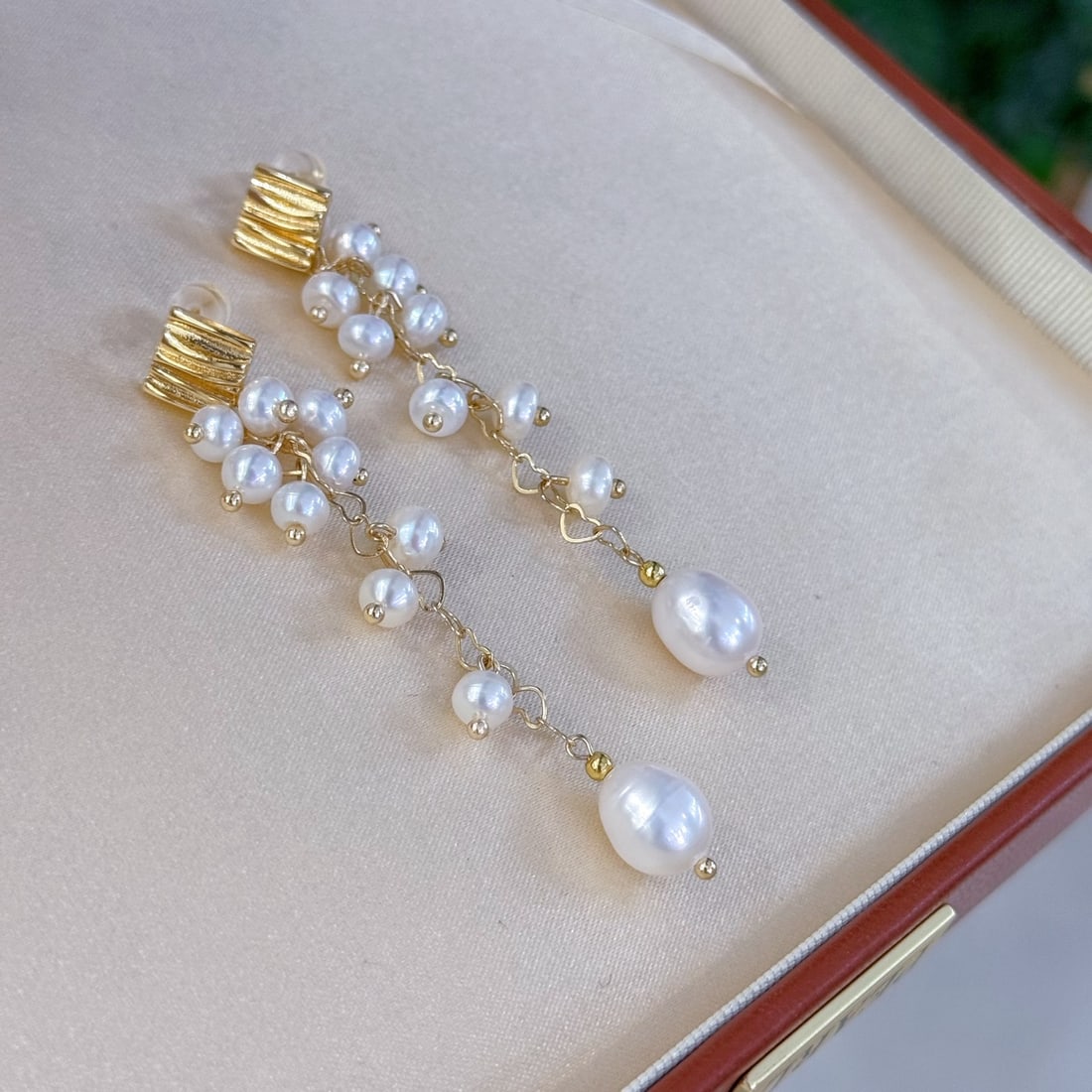 Natural Pearl Earrings - 2