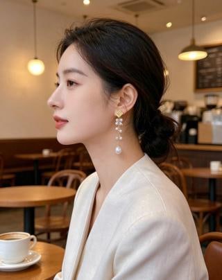 Natural Pearl Earrings - 3