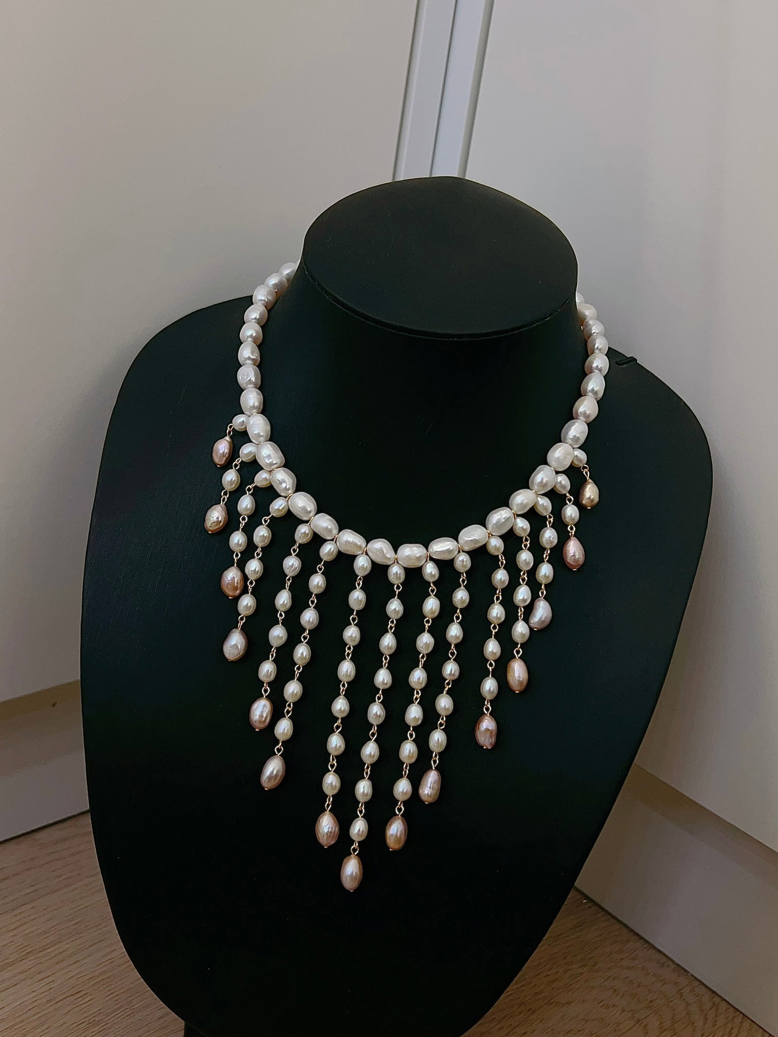 Natural Pearl Multi-layer Necklace - 3