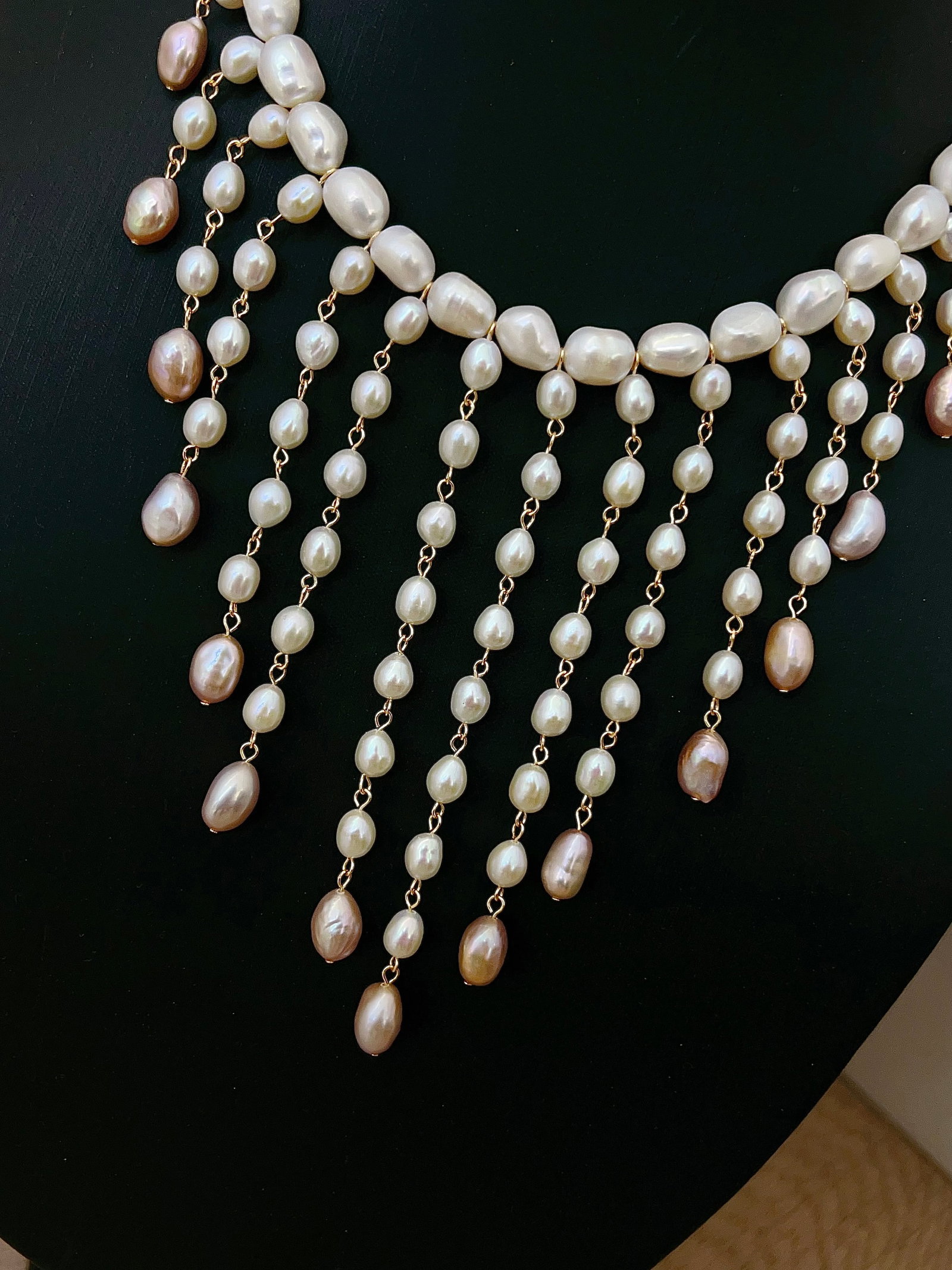 Natural Pearl Multi-layer Necklace - 4