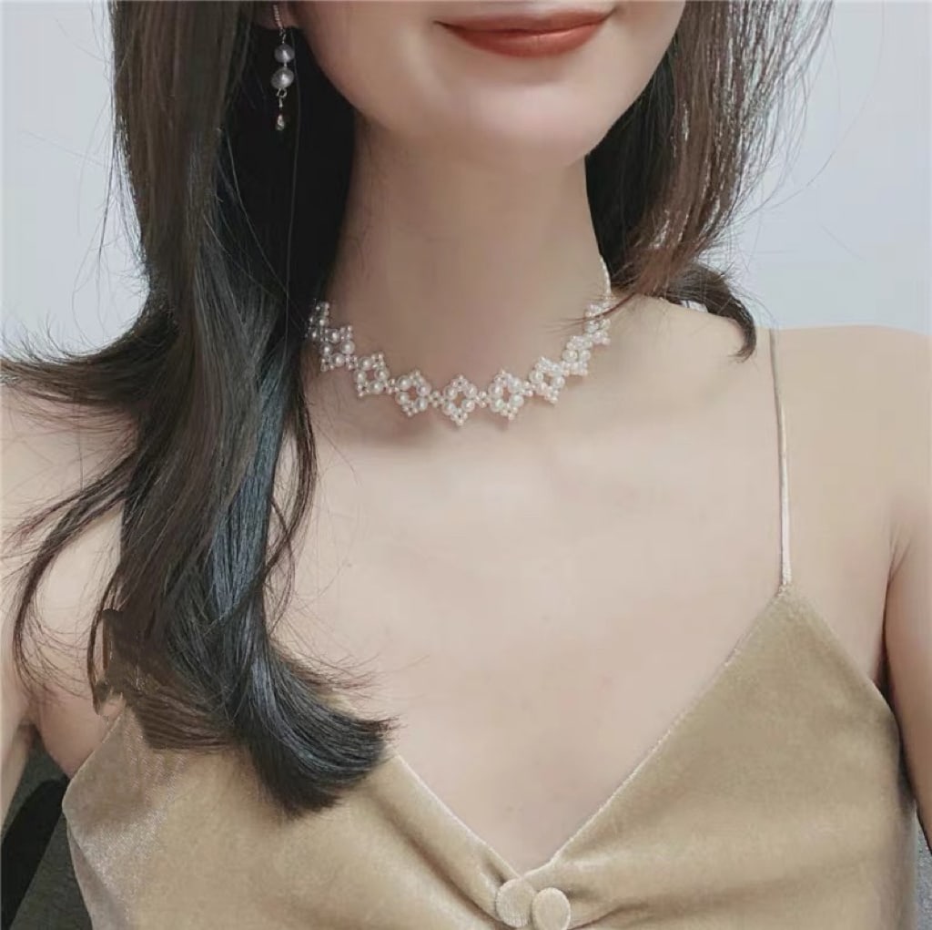 Natural Pearl Necklace - 5
