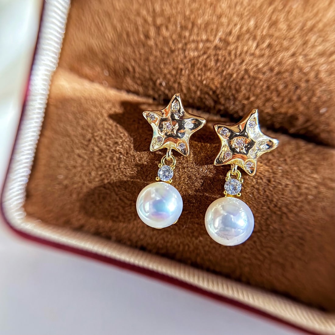 Natural Pearl Earrings - 3