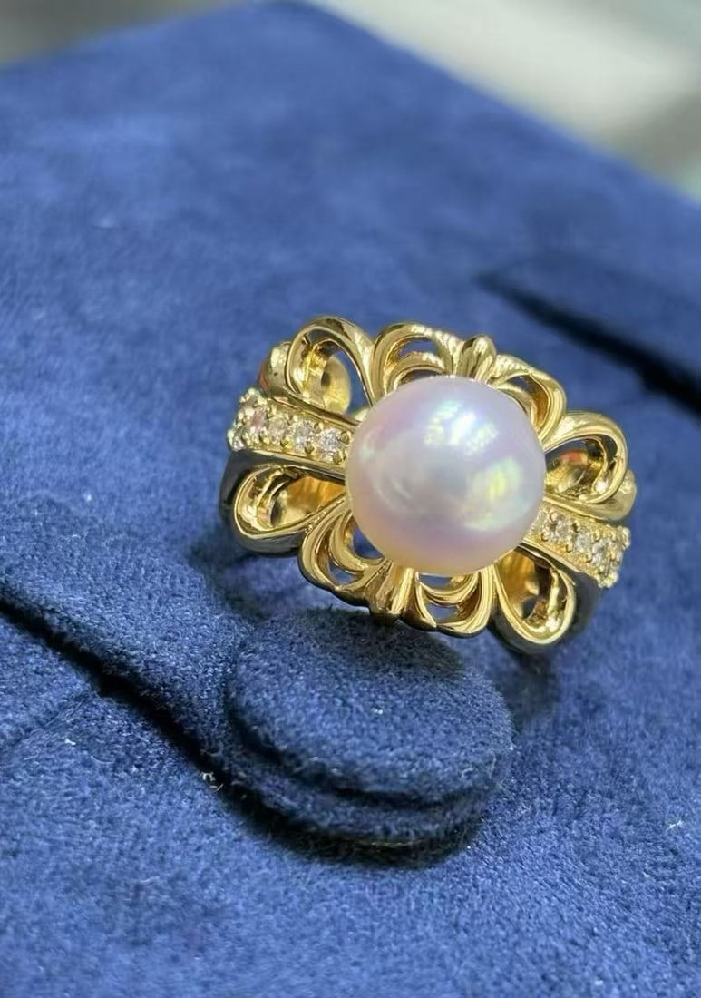 Natural Pearl Ring - 5