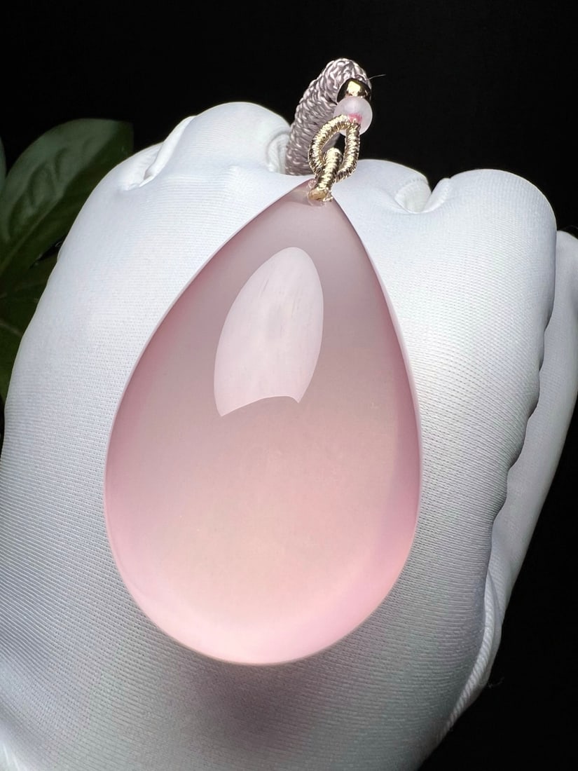 Natural Rose Quartz Pendant - 2