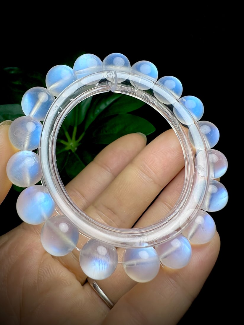 Natural Blue Moonstone Bracelet - 5
