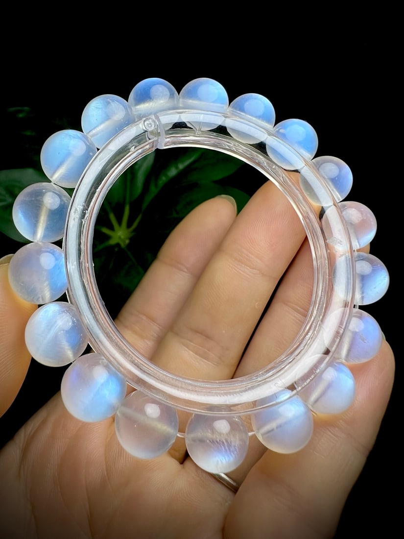 Natural Blue Moonstone Bracelet - 6