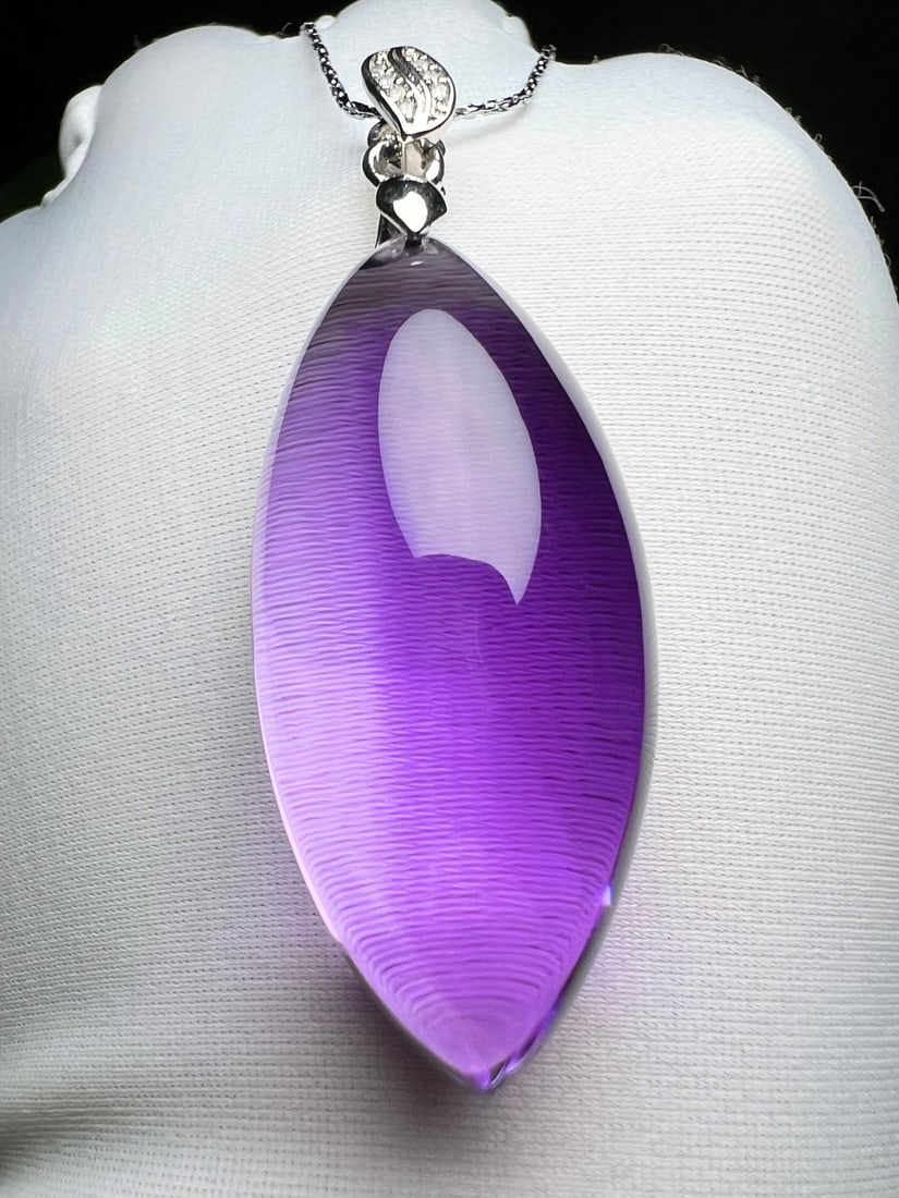 Natural Amethyst Pendant - 3