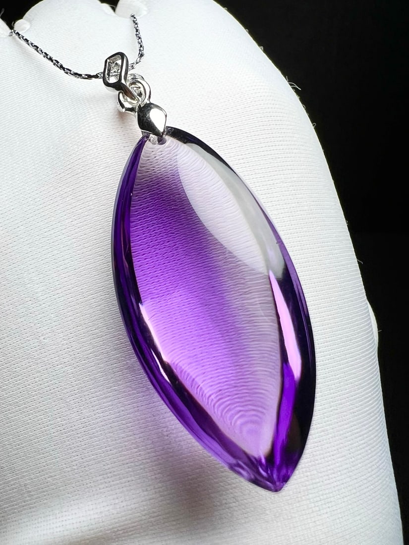 Natural Amethyst Pendant - 7