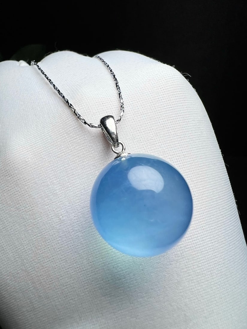Natural Aquamarine Pendant - 3