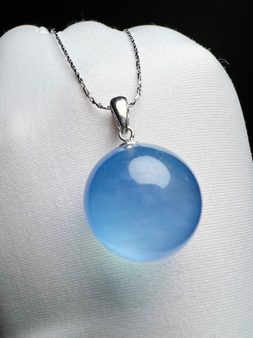 Natural Aquamarine Pendant - 4
