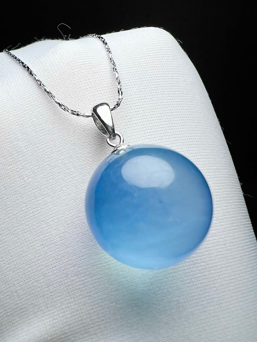 Natural Aquamarine Pendant - 5