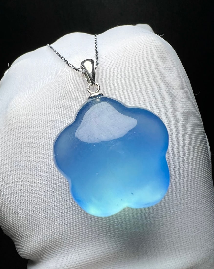 Natural Aquamarine Pendant - 2