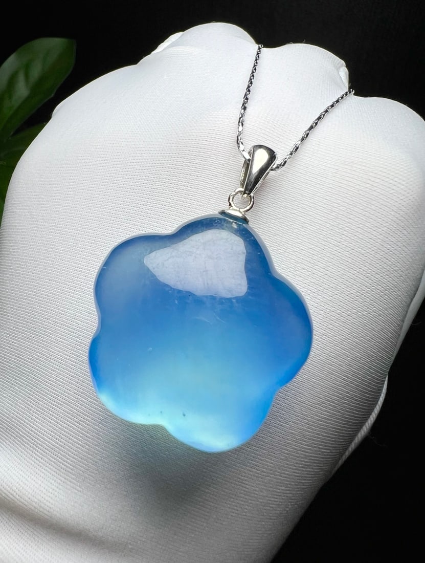 Natural Aquamarine Pendant - 3