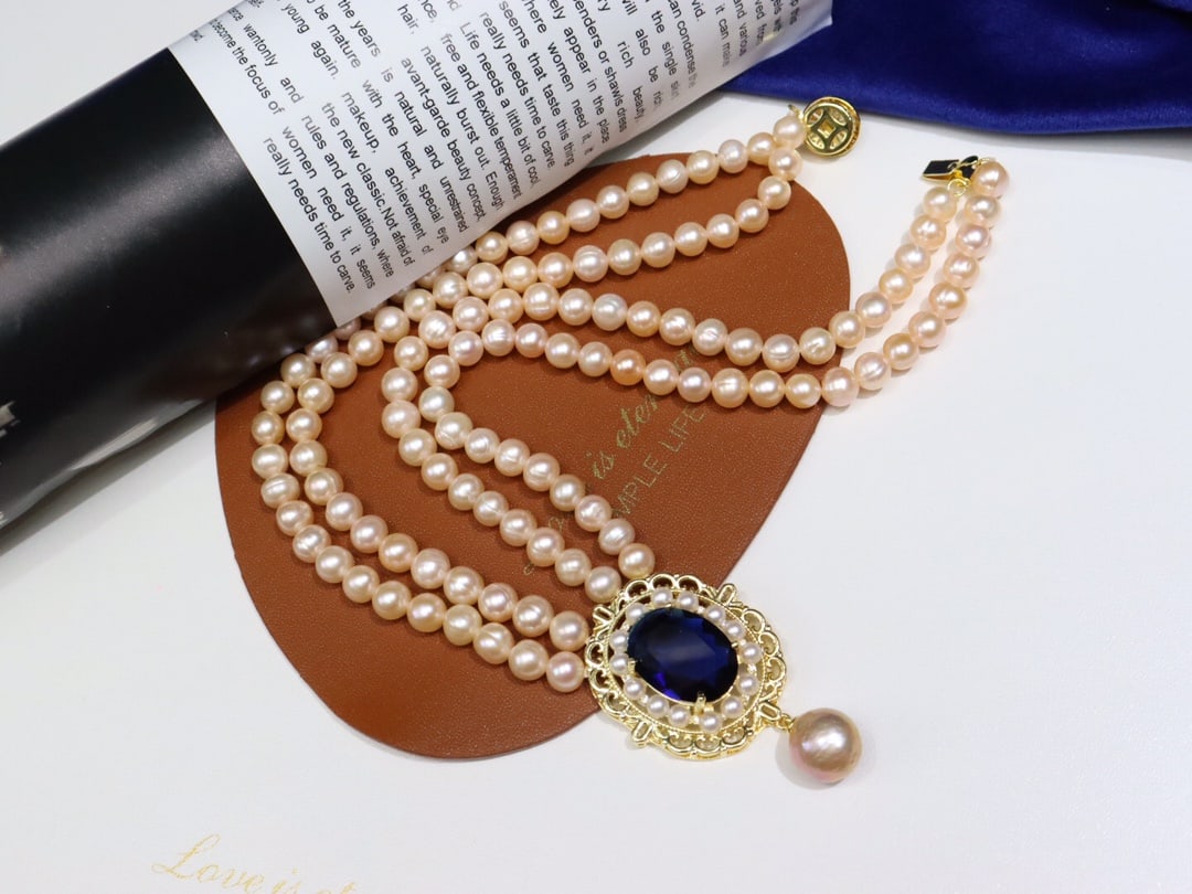 Natural Color Pearl Necklace - 2