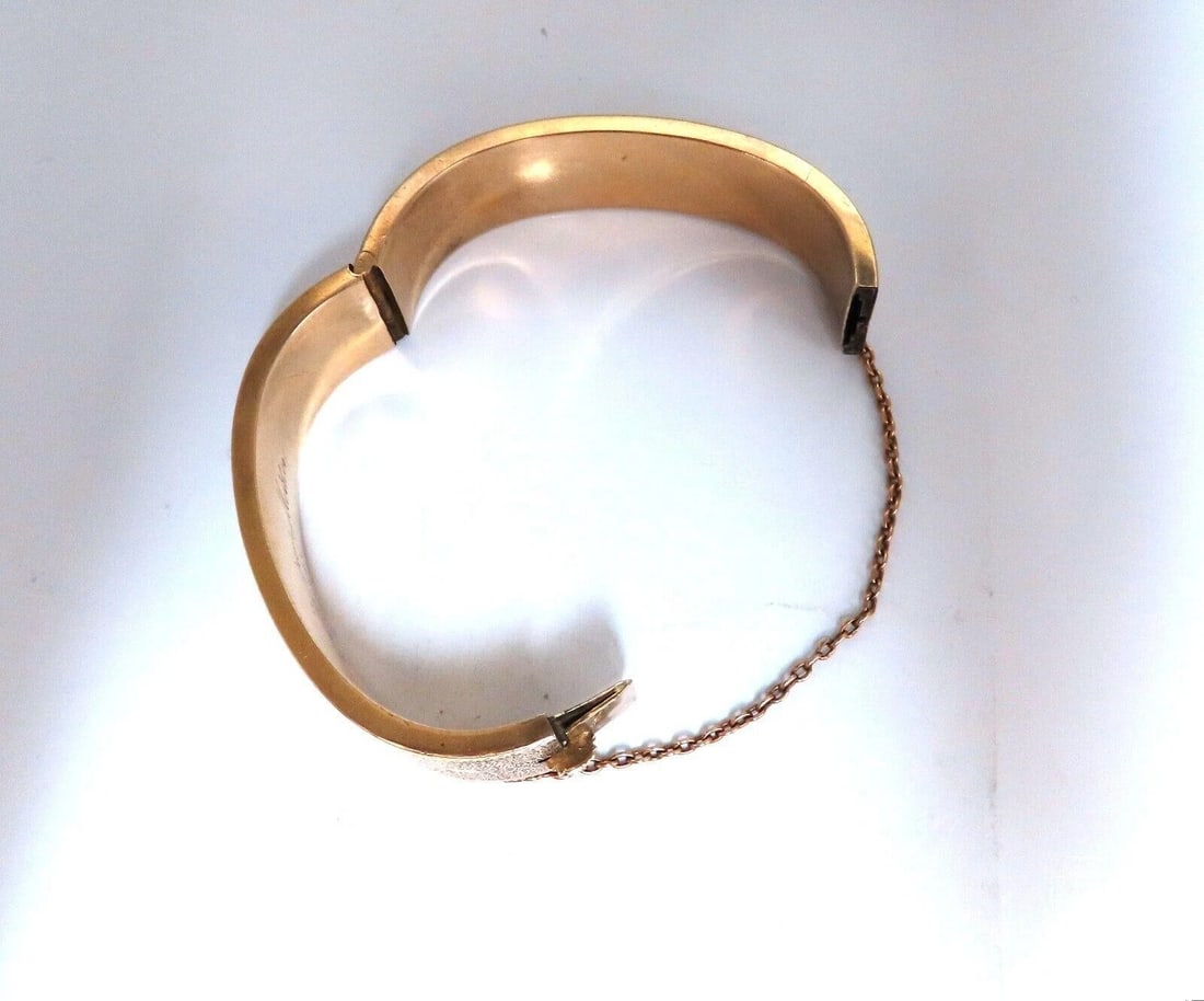 Antique Child's Bangle Bracelet 14kt Circa 1873 11953 - 4