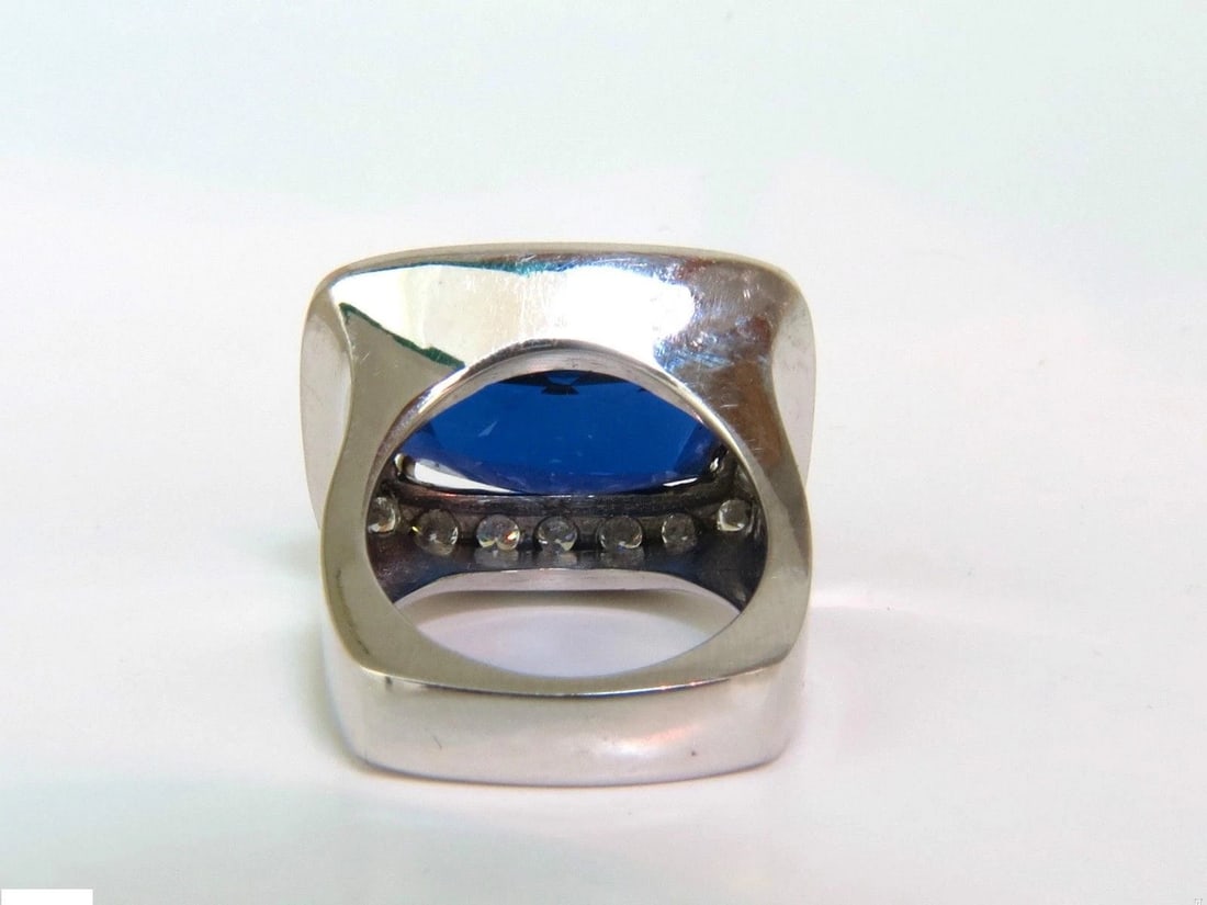 20.45ct GIA Certified Magnificent Natural Tanzanite Ring 18kt Gold 10038 - 5