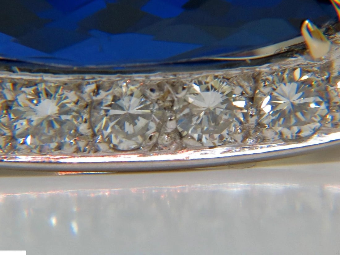 20.45ct GIA Certified Magnificent Natural Tanzanite Ring 18kt Gold 10038 - 8