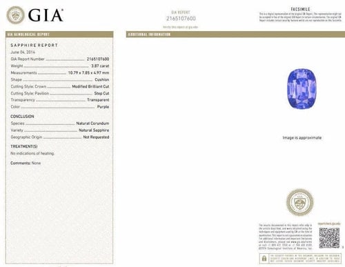 GIA 7.87CT NATURAL NO HEAT VIVID PURPLE SAPPHIRE DIAMOND RING PLATINUM 10355 - 7