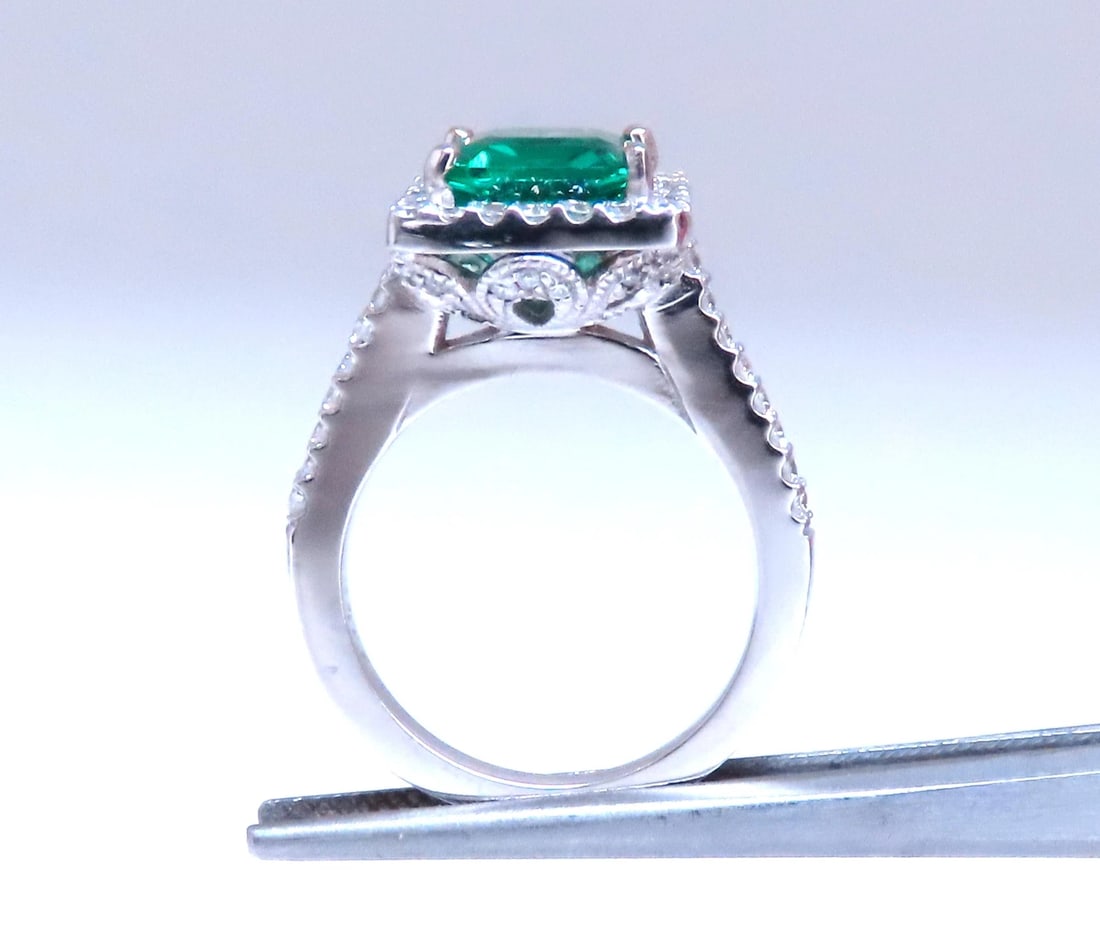 Classic Lab Created Emerald 14kt Gold 12550 - 4