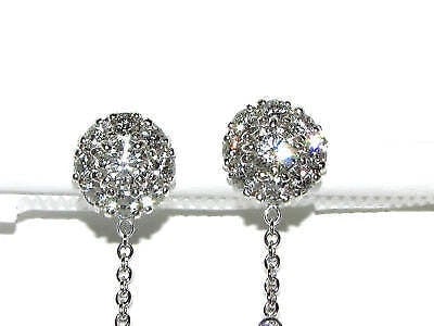 15M BLACK WHITE SOUTH SEA & TAHITIAN PEARL DIAMOND EARRINGS 14kt 10036 - 3