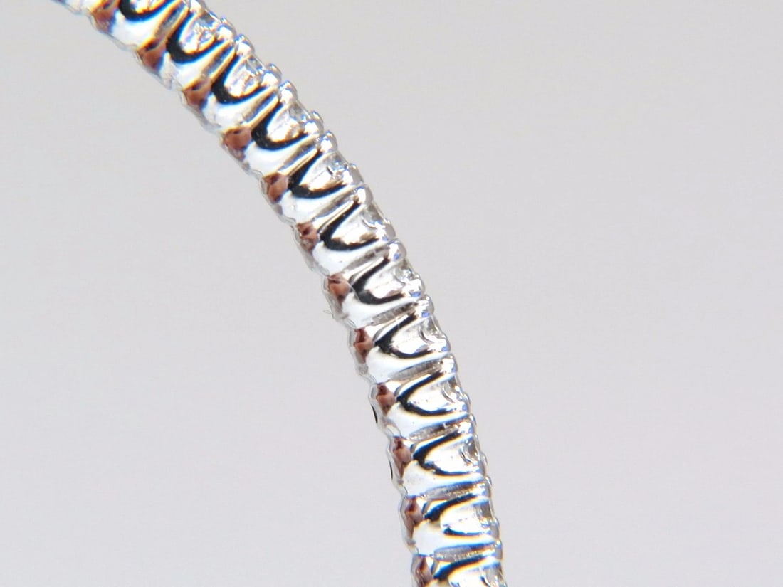 1.77ct natural round brilliant in/out diamond hoop earrings 14kt g/vs - 4