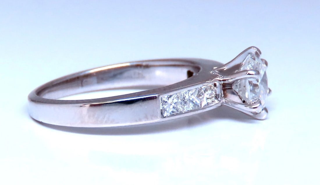GIA Certified .58ct Natural Round Diamond solitaire ring G/Vs1 - 2