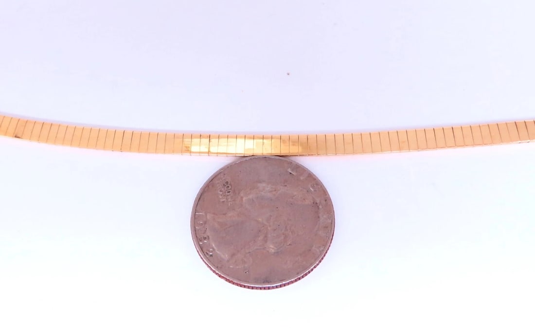 HerringBone 14kt Gold 3.8mm - 3