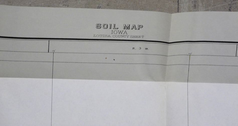 Soil Map Iowa Louisa County sheet - 2