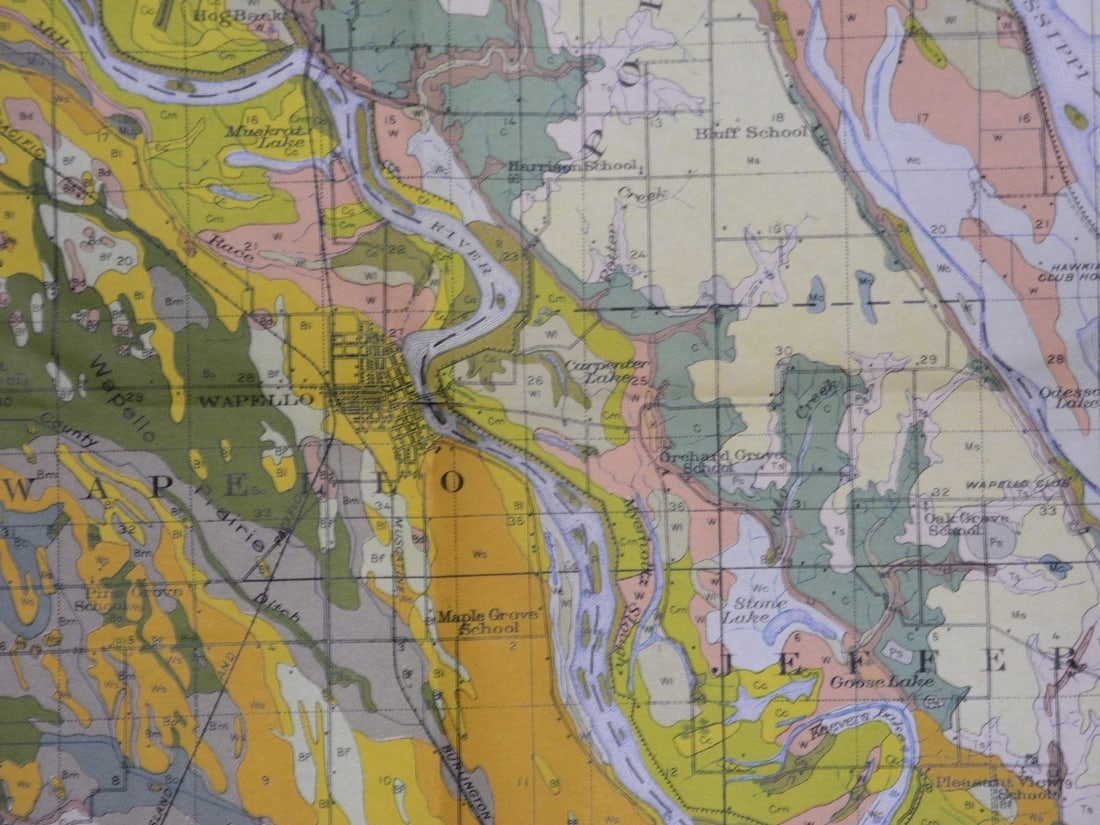 Soil Map Iowa Louisa County sheet - 4