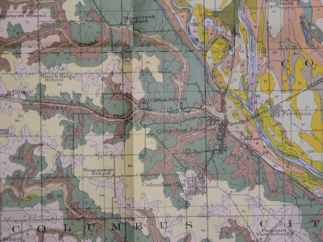 Soil Map Iowa Louisa County sheet - 5