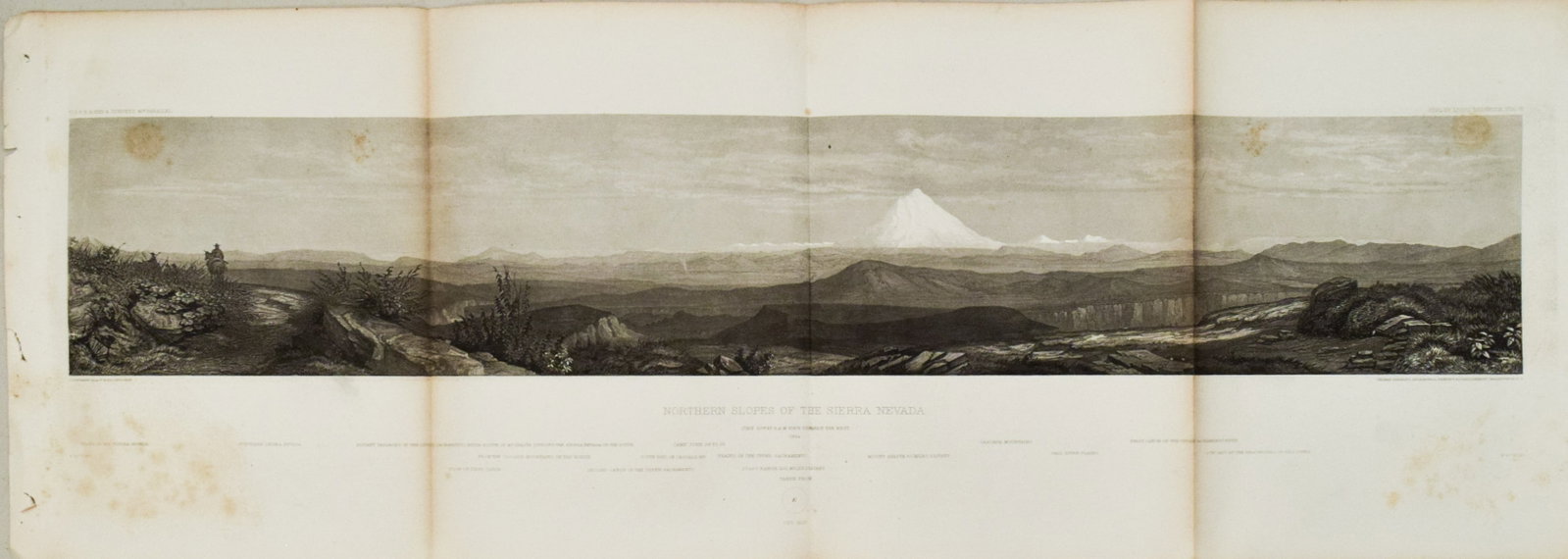 1861 View of Sierra Nevada -- Northern Slopes of the Sierra Nevada: Title:1861 View of Sierra Nevada -- Northern Slopes of the Sierra Nevada,li>Cartographer:US Government - Senate Year/Place:1861, Washington Map Dimension (in.):5.3 X 29.4 in. Description:This is an ex