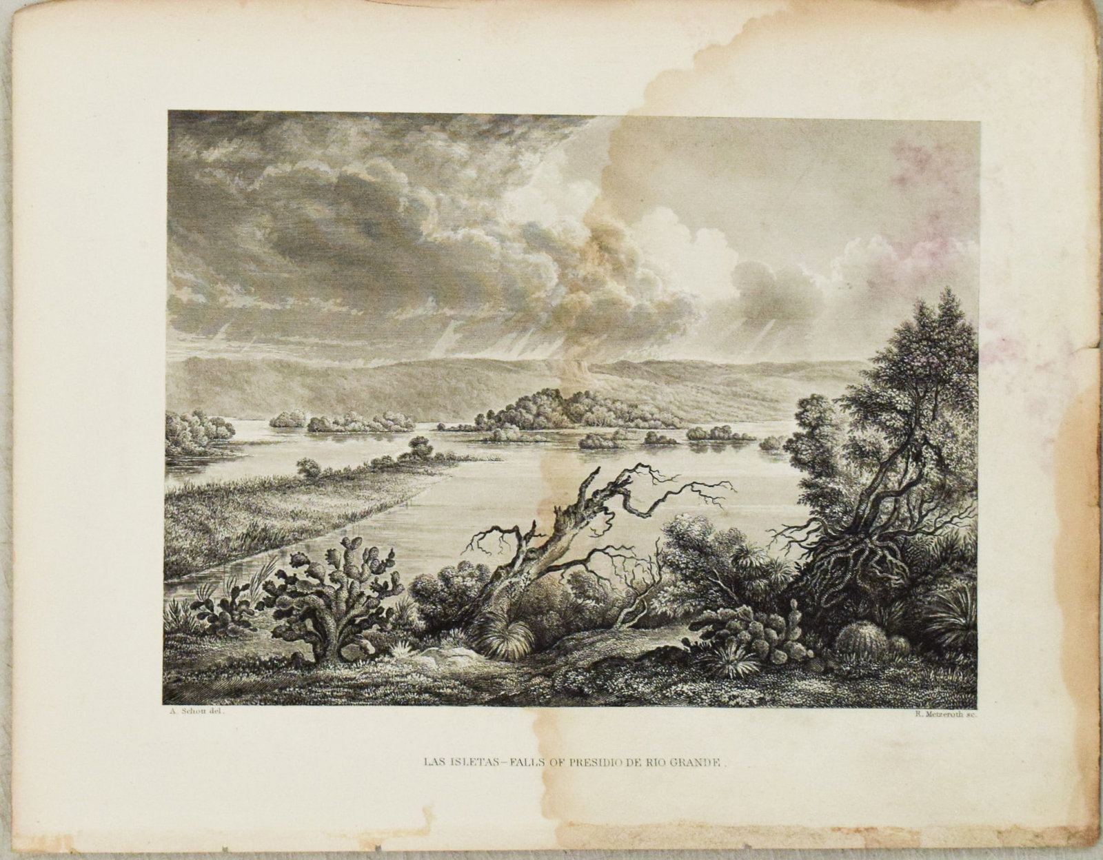 1858 Schott/Emory View of Falls of Presidio de Rio Grande -- Las Istelatas - Falls of Presidio de: Title:1858 Schott/Emory View of Falls of Presidio de Rio Grande -- Las Istelatas - Falls of Presidio de Rio Grande,li>Cartographer:A Schott/ W Emory Year/Place:1858, Washington Map Dimension