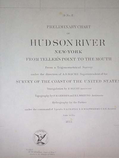 (H No.2) Preliminary Chart of Hudson River New-York - 2