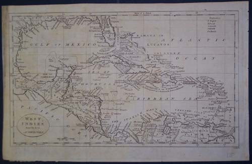 West Indies, from the Best Authorities.: Publication Date:1802 Title:West Indies, from the Best Authorities.,li>Cartographer:GRIDLEY, E. G. sc. Publisher:From the American Gazetteer. Centers on Cuba, shows Florida, parts of Texas, Mexico