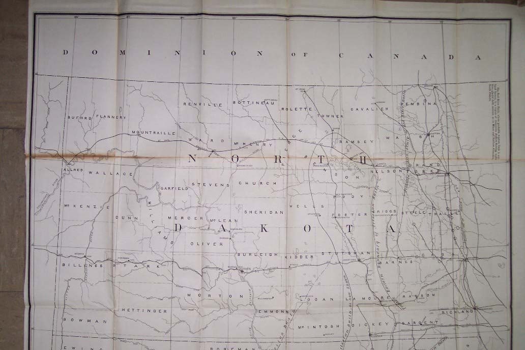 Map Accompanying Reports of the Artesian Wells Investigation [in North and South Dakota] - 3