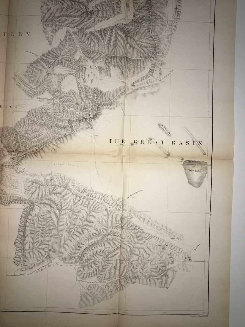 Map of Passes in the Sierra Nevada from Walker's Pass to the Coast Range; - 5